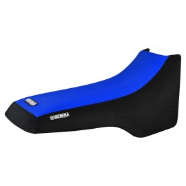 Yamaha Big Bear 350 YFM 350  1987-1999 seat cover  BLACK sides-TM BLUE top #272