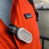 Clip-on clothing lights, magnetic clip red and white flashing lights