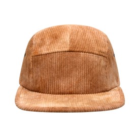 Hatphile: 5 Panel Camper Hat | Multi-Color Unique Designs | Caps for Men & Women | Large or X-Large (US, Numeric, 7 1/4, 7 3/8, Brown Beige Corduroy)