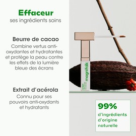 Magnifaik On the Ball! Dark Circle Eraser - Under Eye Concealer with Natural Finish - Dermatologically Tested Concealer Make up - 0.21 oz