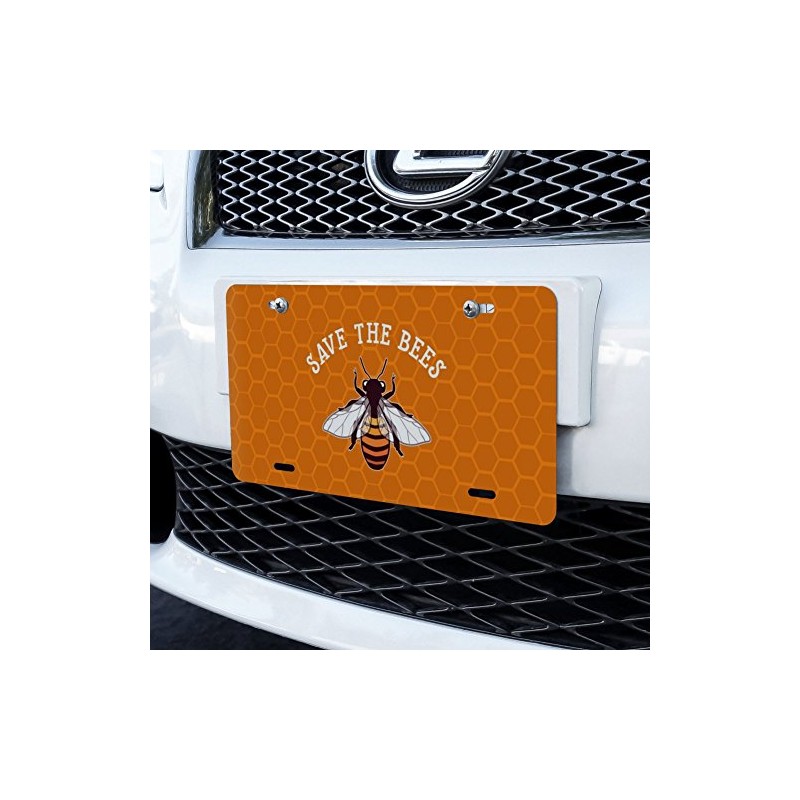 GRAPHICS & MORE Save The Bees Honey Novelty Metal Vanity