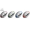 RHINO RUGBY Junior Cyclone Practice Balls (White/Green, Size 4)