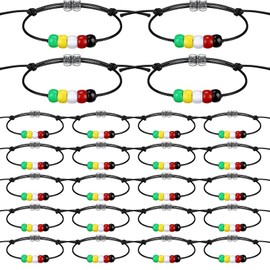 Landical 36 Pcs Plan of Salvation Bracelet Bulk WWJD Wordless Faith Bracelets Bulk Christian Gifts White Red Green Yellow Blue Prayer Faith Bible Christian Wristbands for Women Men