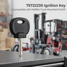 Texxparts 75722230 Ignition Key 757.22230 Compatible with Moffett Truck Mounted Forklift, 5 Pack Ignition Keys 75722230