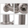 BOZONLI Rounded Head Screws Torx M2.5 - Hexalobular Machine Screws