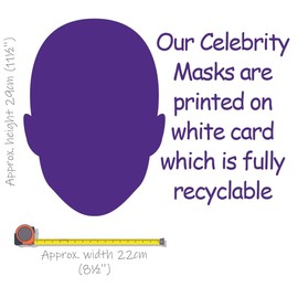 Anja Savcic (Make Up) Celebrity Mask, Flat Card Face, Fancy Dress Mask