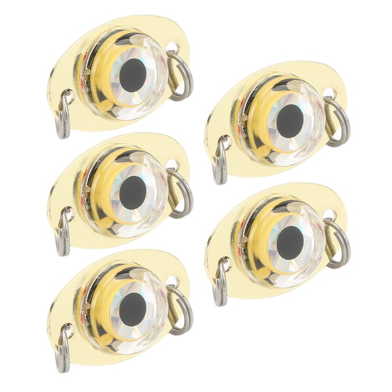 5Pcs Underwater Electronic Fishing Lure Lamp Corrosion Proof ABS LED