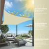 Sichtschutz Sun sail, waterproof, triangular, 20 lengths and 99 widths
