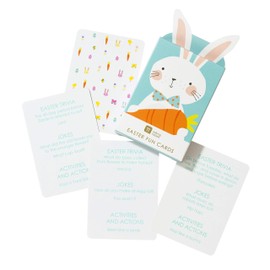 Talking Tables EASTERTRIVIA Hop to It Easter Fun Cards Pack of 52, Multi-Colour