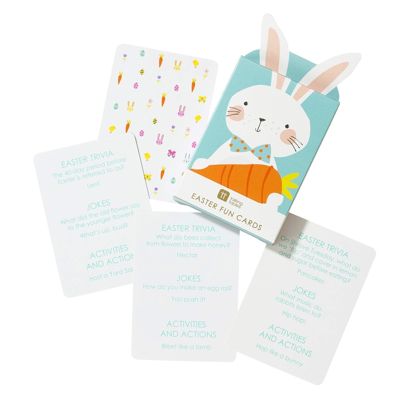 Talking Tables EASTERTRIVIA Hop to It Easter Fun Cards Pack