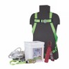 Peakworks Fall Protection Contractor Roofers Kit, with 3' Shock-Absorbing Lanyard,