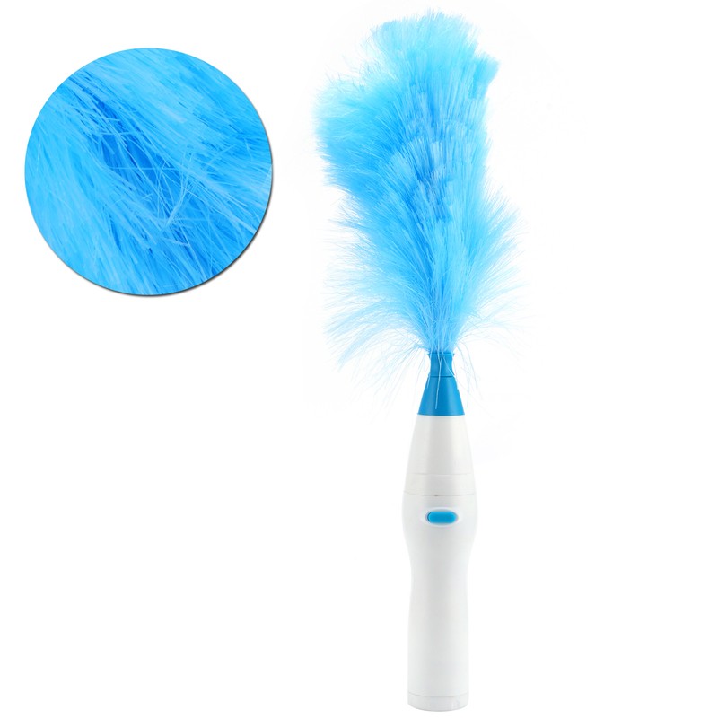 Feather Duster Rotatable Telescoping Dust Cleaner Electric Dust Cleaning Tool