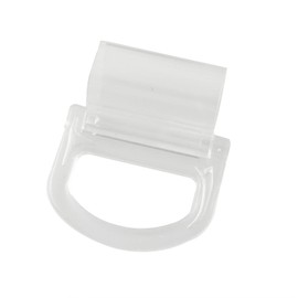 PZRT Lifting Clamp Pull Cordless Roller Blinds Shades Transparent Handle Pull Fit 15mm Rod for Roller Shades Window Blinds Rolling Curtain Accessories