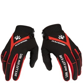 EXCEREY Cycling Gloves MTB Biking with Touchscreen Gel Padding Breathable Mesh All-Season for Men Women & Mountaineering (Black, Size M)