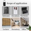 4 Digit Travel Padlock Luggage Combination Lock Outdoor Key Padlock