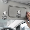 BBTO 2 Pcs Guardian Angel Sun Visor Clip Bless Travel