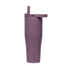 Corkcicle Go Cup XL - Leak-Proof Travel Tumbler - Triple Insulated Stainless Steel Water Bottle - Easy-Carry Handle - Summer Drinkware Gift - Keeps Drinks Ice Cold - 30 oz - Mauve