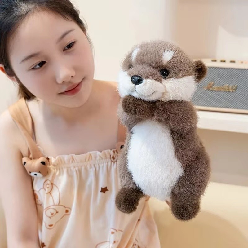 Hugging Otter Plush Toy for Kids & Adults – Soft