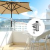 Heavy Duty Upgraded Parasol Holder, Cast Iron Umbrella Clamp, Flexible