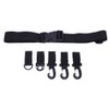siawadeky Fishing Belt, Waist Belt, Includes 5 Hooks, Wading Belt,
