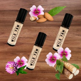 Wild Yam Ointment with Added Rose Geranium Essential Oil, Hormone Balancing, Non-diluted Alternative to Wild Yam Cream