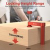 Housolution 2 Pack Bench Dog Clamp, 3/4 inch Dog Holes