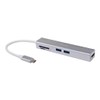 Equip 133480 Adapter USB-C/ 5-in-1 USB-C Multifunctional Adapter/HDMI/2xUSB3.0/SD/4K30Hz/0.15m/Silver