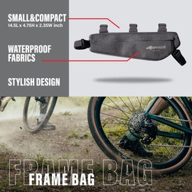 Maverick Cycles Bike Venture Frame Bag Triangle Bag (Gray)