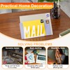 Mail Holder Cut-Out Metal Letter Holder Worktop Metal Email Organiser