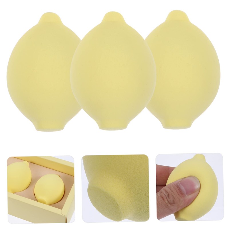 FOMIYES 2sets Foundation Makeup Sponge Puff Applicator Set Blender Sponge