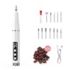 NICEUN Cordless Nail Drill Gel Nail Removal Self-Off Nail Grinder UV Lamp Nail Care Device M9, 1 Piece, White / NICESUN 무선 네일 드릴 젤네일 제거 셀프 오프 손발톱 그라인더 uv램프 네일 케어 기기 M9, 1개, 화이트