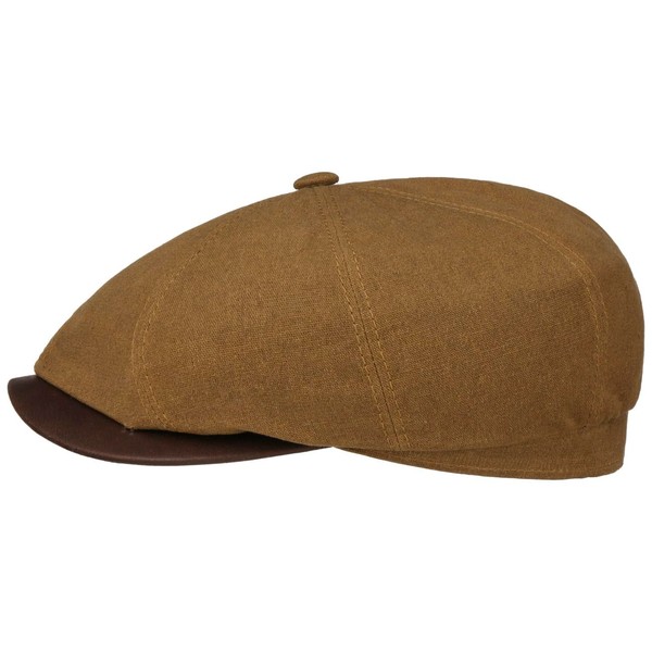 Stetson Hatteras Waxed Flat Cap Peaked Cap Made in Germany