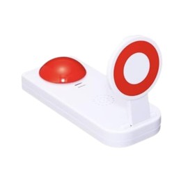 Nexxxly Ping Pong Buzzer, Marvatsu Buzzer, Quick Push, 0x Ping Pong, Button, Quiz, Sound, Party Goods (1 Ping Pong)