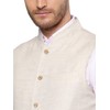 WINTAGE Men's 100% Linen Festive and Casual Nehru Jacket Vest