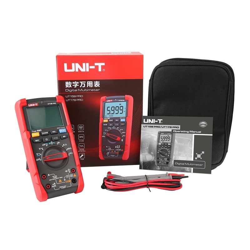 UNI-T UT15B Pro Multi Meter, AC/DC Current AC/DC Voltage Handheld