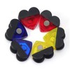 Heart Shape Plastic Refrigerator Magnet Clips Sets，Magnet Paper Clips, Snacks