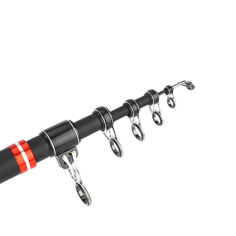 Carbon Superhard Telescopic Fishing Rod Portable Long Shot Fishers Tackle