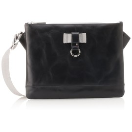 GORBE 1513 Italian Leather Sacoche, navy, Free size