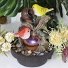 Ferrisland Indoor Tabletop Water Fountain, Desktop & Table Waterfall Fountains,