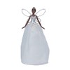 Gisela Graham 18cm Black Skinned Fairy Tree Topper | White
