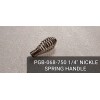 Unbranded PGB-068-750 1/4” BRUSHED NICKLE SPRING HANDLE