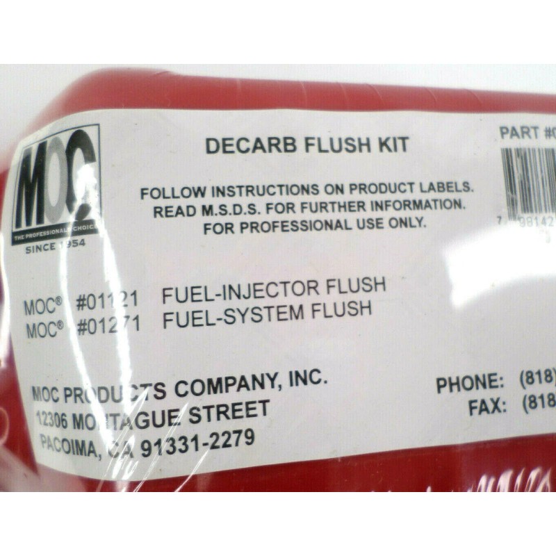MOC (Decarb Flush Kit) Fuel-Injector Flush / Fuel-System Flush MOC