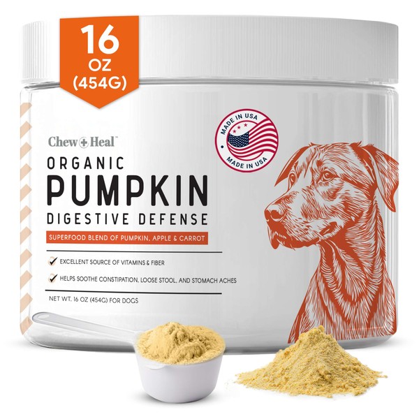 Organic Pumpkin Powder for Dogs - 16 oz of Pumpkin