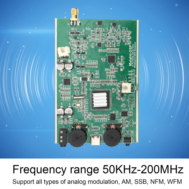 Malachite SDR Receiver HAM Radio Malachite 50KHz‑200MHz Electronics for DSP