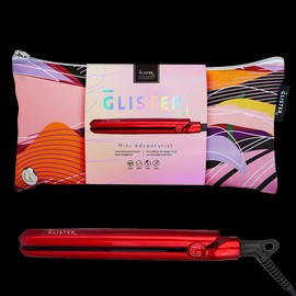 Glister Mini Travel Tourmaline Straightener 13mm - Sangria