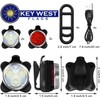 USB Rechargeable Bicycle LED HeadLight and LED Tail Light Sets