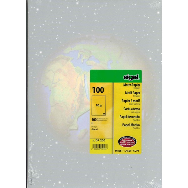Sigel Design Paper - Global - DP200 - 90gm, A4,