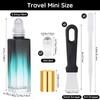 Segbeauty 0.34oz 5pcs Perfume Roller Ball Applicator Empty, 10ml Travel