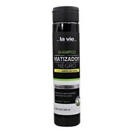 Shampoo Matizador Negro Pinta Canas Obscurece Platina 500 Ml