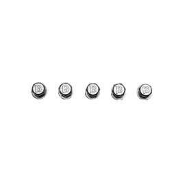 Ballistic Silver Replacement Beadlock Bolt & Washer Kit 5 PCS